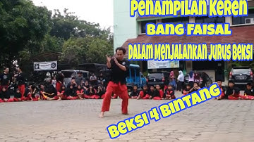 Penampilan Bang Ahmad Faisal Dalam Menjalankan Jurus Beksi || Beksi 4 Bintang
