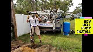 New Well Pump installation