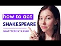 How to actually be good at shakespeare and rock your audition