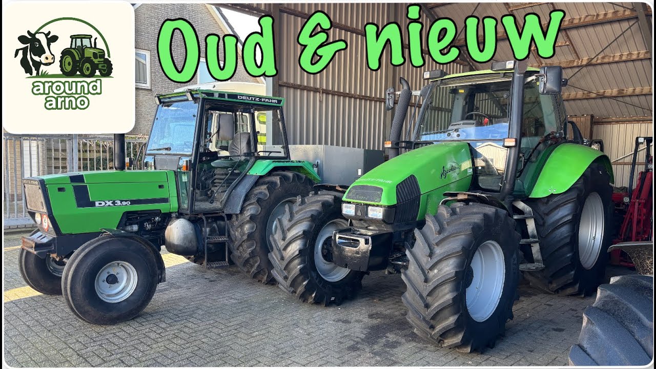 Op het bouwland aan het werk met de “nieuwe” Deutz Agrotron…