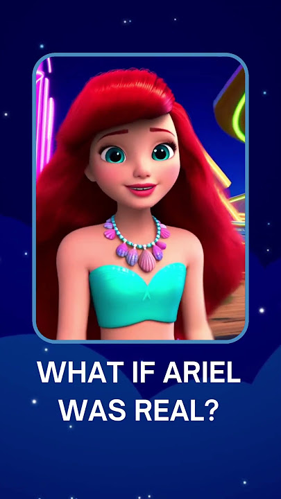 AI Turned Ariel into a Real Person… The Results Are Insane! #AIArt #AIDisney #AIMagic #AIAriel
