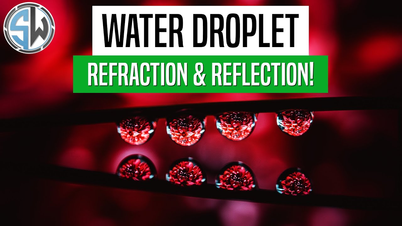 Water Droplet Refraction Reflection Photography Macro Photography