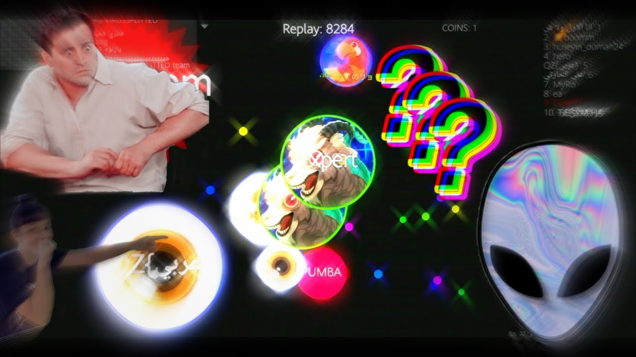 New Legend Player " Expert " In Blob.io !!!!!! (Reverse ,cannonsplit , popsplit and more)