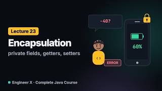 Java Encapsulation for Beginners: Private Fields, Getters and Setters | Java Course L23