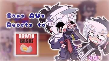Sans AUs reacts to HowtoBasic | Read Pinned Comment | Slight S/W | Rushed |  Late Christmas Special
