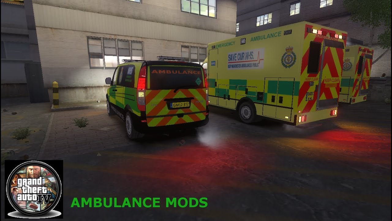 GTA 4 Mods Ambulance mods Sprinter PC Games  YouTube