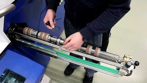 Slitter Shaft Cassette Perf Tool Change Demo