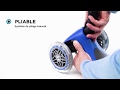 Globber primo foldable lights trottinette 3 roues pliable pour enfants