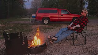 Relaxing Day at Camp : Spicy Fried Catfish For Dinner: Solo Truck Camping