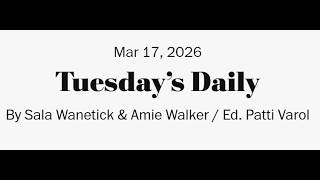 The Washington Post / LA Times Crossword 17/03/2026