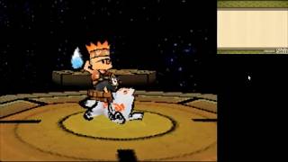 Okamiden (NDS) - Freed Manpuku second battle with Master Anura