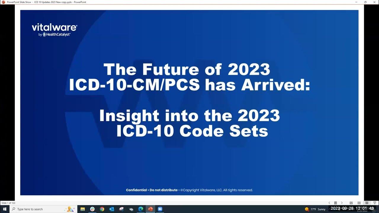 The Future of ICD10CM/PCS has Arrived Insight into the 2023 ICD10