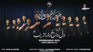 Momin Abad 2023 | ہائے از رفتنے بابا دلِ داغدارہ زینبؑ | New Noha | Shahadat e Imam Ali a.s شب قدر |
