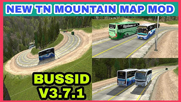 New Mountain map mod for bus simulator Indonesia v3.7.1 # bussid tn map mod #bussid off road map mod