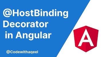 @HostBinding in Angular | Directives