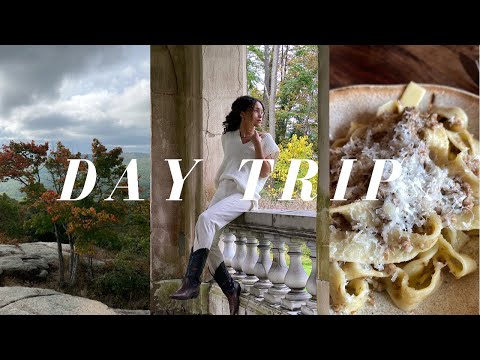 Day Trip From NYC Vlog | exploring hudson new york, autumn drive, fall getaway