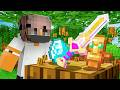 Minecraft But A BROKEN BLOCK Gives SUPER ITEMS