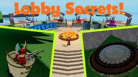 Lobby Secrets You May Not Know About! | Cube Defense Roblox