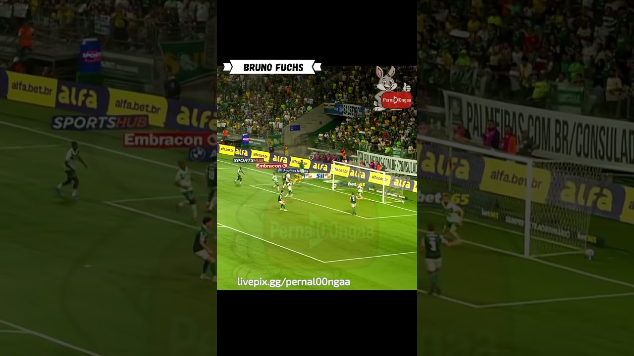 Gol do Palmeiras 3x0 Bruno Fuchs 11/10/2025