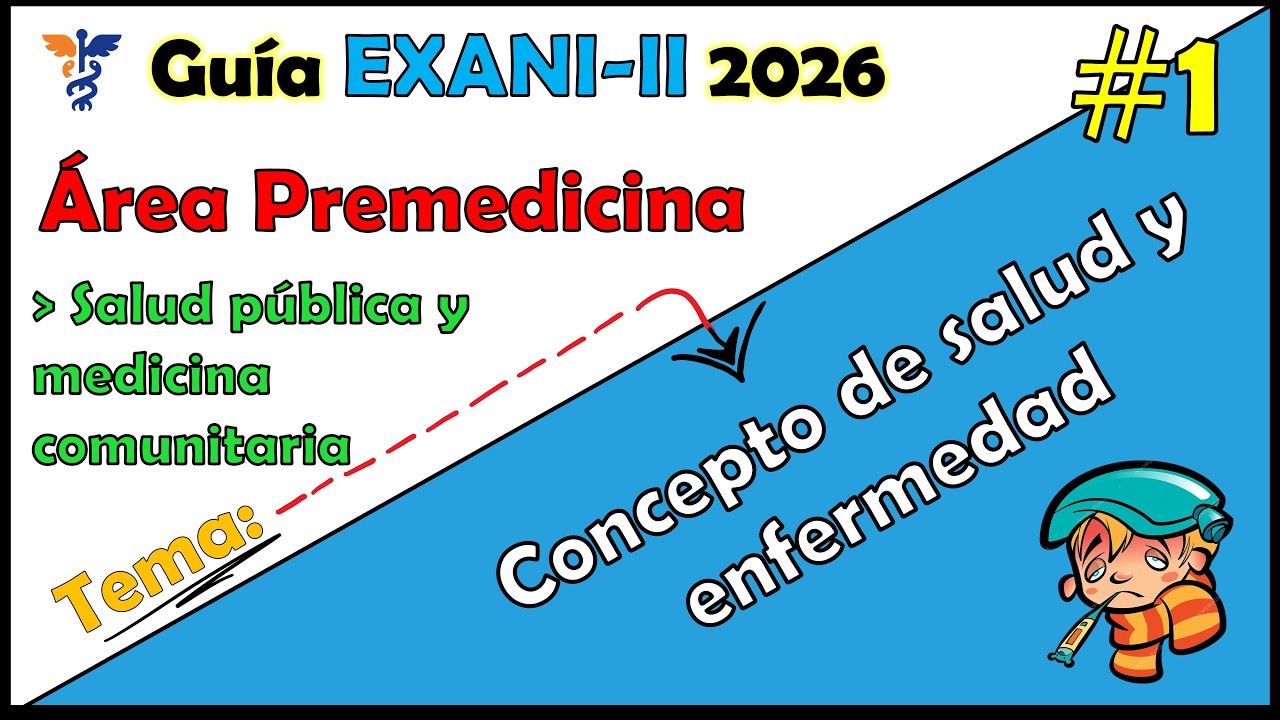 Curso EXANI II 2025 Premedicina: Concepto de salud y enfermedad #1