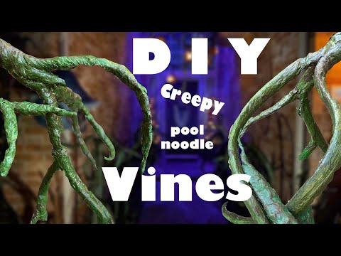 How to make giant vines - DIY Halloween Decor