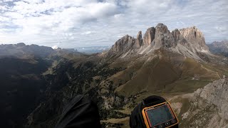 Paragliding Dolomites Col Rodella - Autumn Thermals in the Limestone Mountains | PHI Beat light