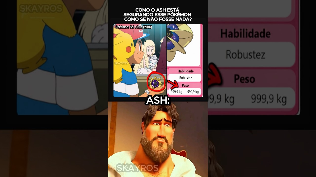 O ASH DE POKÉMON É UM SEMI DEUS! 💀💀