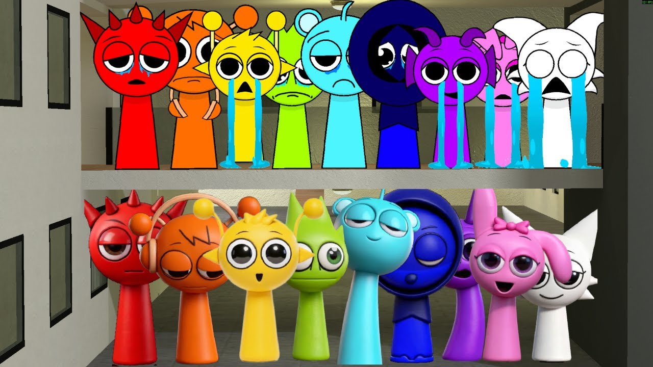 Original Sprunkies Family Want me to Help Them in Whole Hotel of 4K SPRUNKIES!