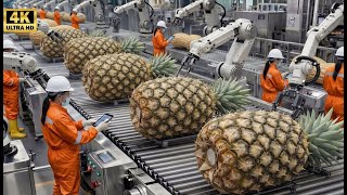 Inside a Largest High-Tech Pineapple Factory: You've Never Seen Before (Full Process)