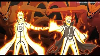 Minato and Naruto vs Obito ten tails  (Jubito ) |  Faher and son combo |fourth ninja war|