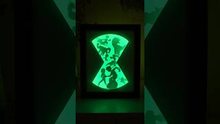 Ben 10 DIY Paper Cut Light Box #ben10 #papercutlightbox #shadowbox