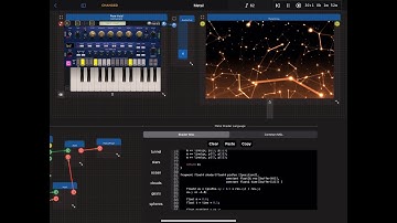 Shaders running inside VisualSwift controlled by Beat Position.