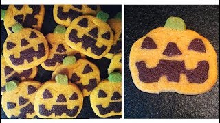 Recette Pour Halloween Petits Gateaux Sables Citrouille Youtube