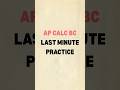 Are you prepared for your AP Calculus BC exam?
