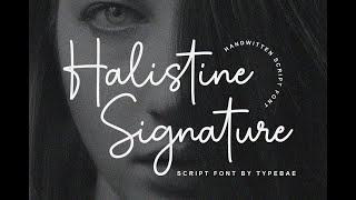 Halistine Signature Font Download