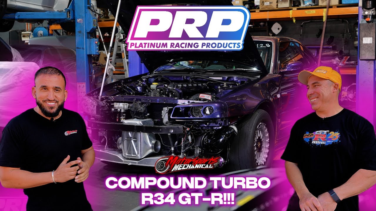 MONSTER COMPOUND TURBO R34 GT-R!!! - YouTube