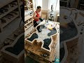 Making a 3D Glowing Panda Table out of Liquid Resin! 🐼✨  #homerenovation  #luxuryhomestour #diy