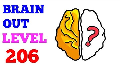 Brain out level 206 solution or walkthrough