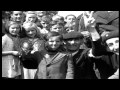 Heads of french women collaborators are shaved in france stock footage