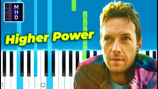 Coldplay - Higher Power (Piano Tutorial Easy)