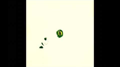 Green python snake drawing process video