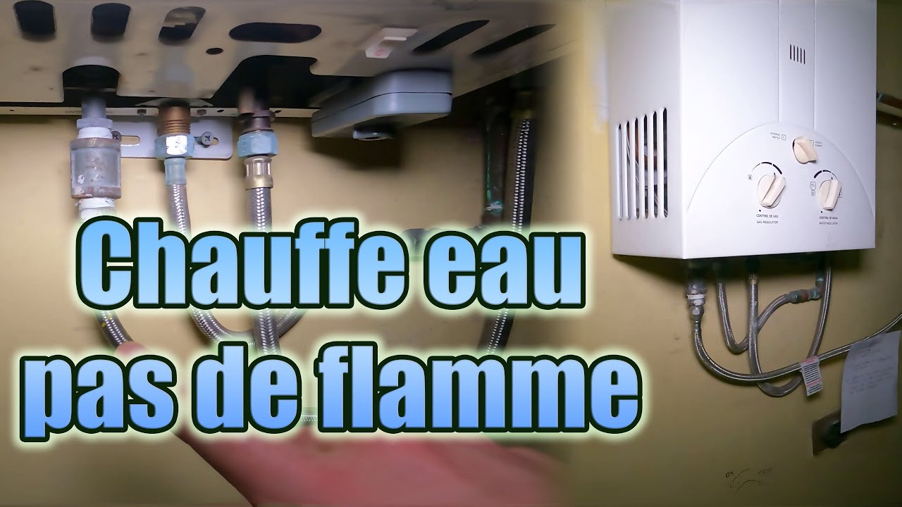 Problème allumage chauffe eau à gaz la mèche ne s'allume pas, pas de — free download