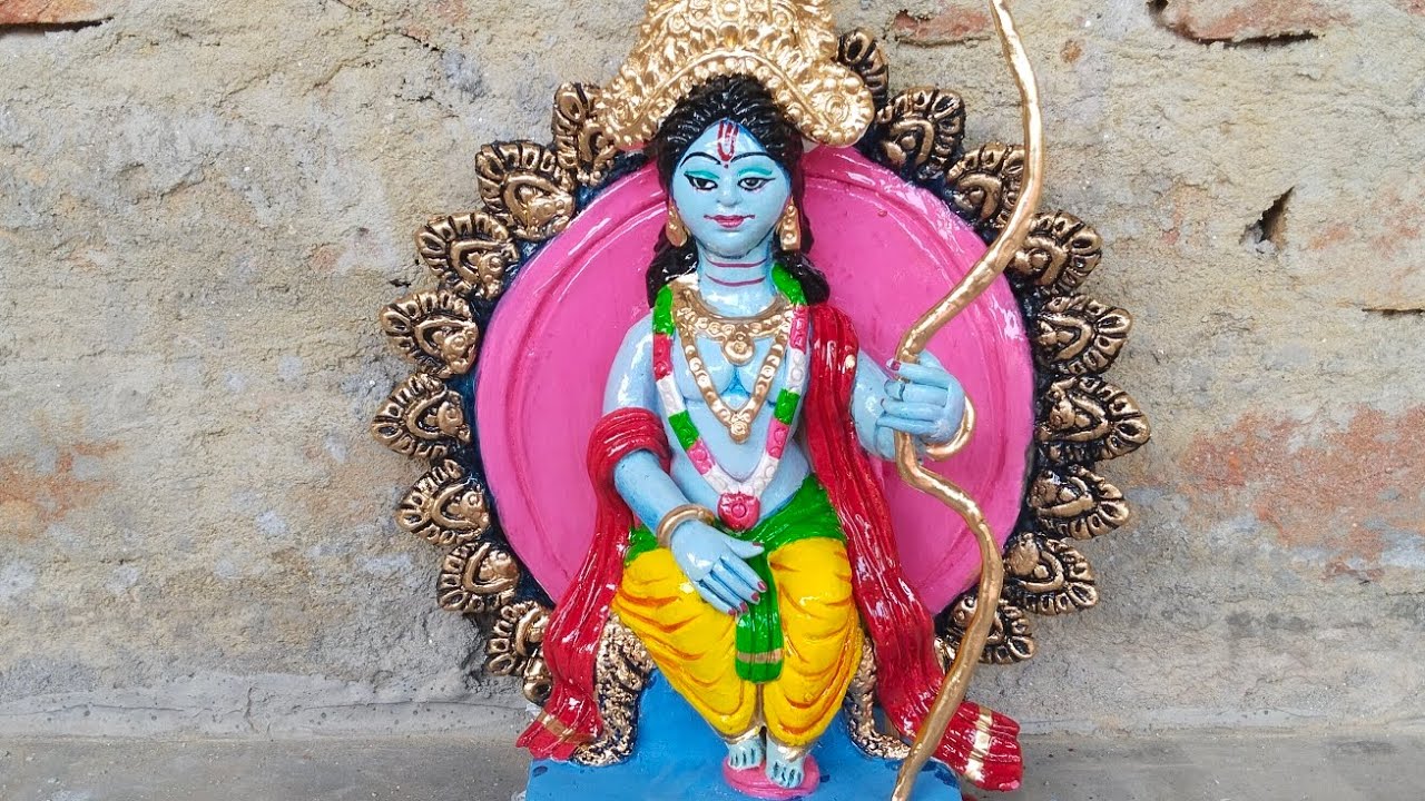 ram ki murti ko colour kese kare how to colour YouTube