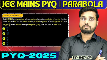 Let ABCD be a trapezium whose vertices lie on the parabola y2 = 4x. Let thesides AD and BC of the