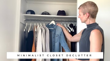 MINIMALISM | Closet declutter | Wardrobe declutter and try on