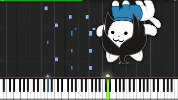 Undertale (Temmie Theme) Synthesia Piano Tutorial