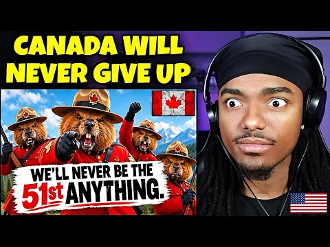 AMERICAN REACTS to Canadian Resistance Song - NOT Your 51st State