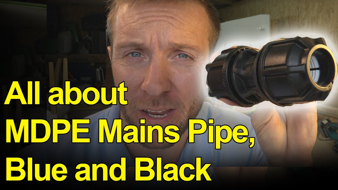 MDPE MAINS WATER PIPE - ATPLAS CHAMBER - Plumbing Tips - YouTube