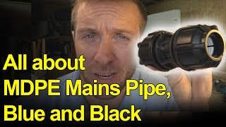 MDPE MAINS WATER PIPE  ATPLAS CHAMBER  Plumbing Tips