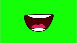 green screen mulut bergerak